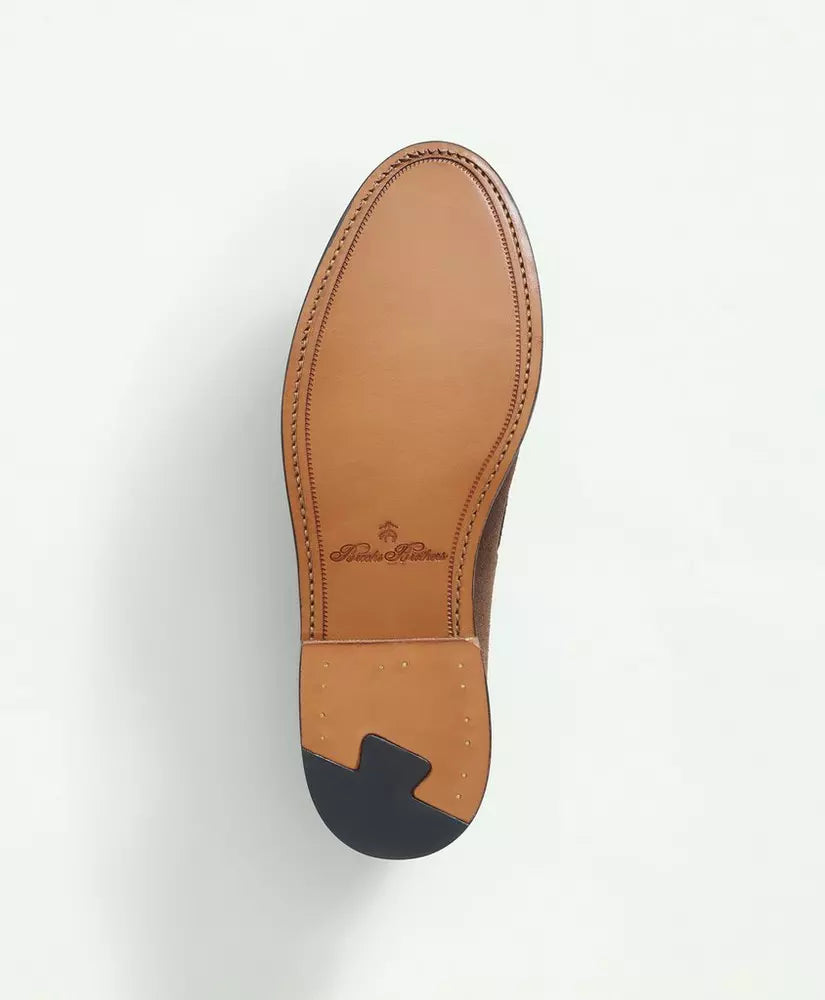 Brooks Brothers Suede Tassel Loafers