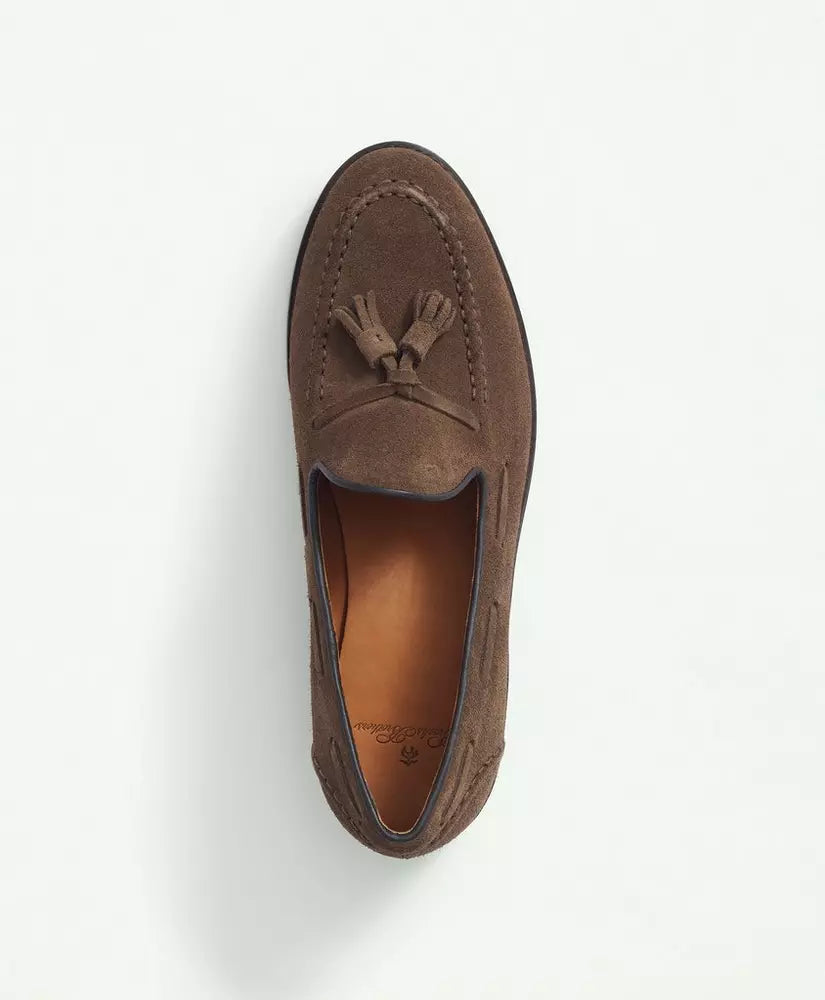 Brooks Brothers Suede Tassel Loafers