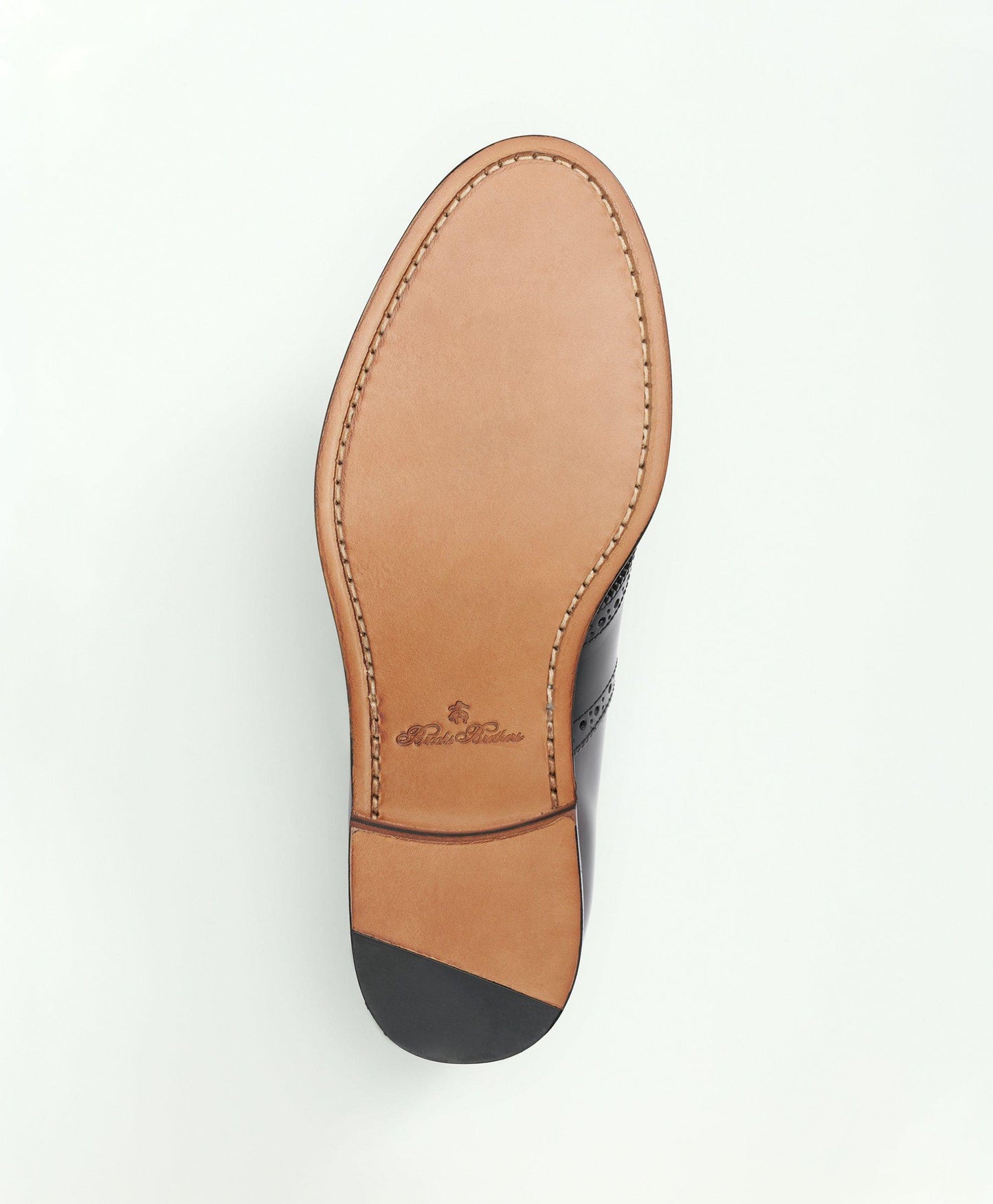 Brooks Brothers Black and Brown Leather Saddle Shoes