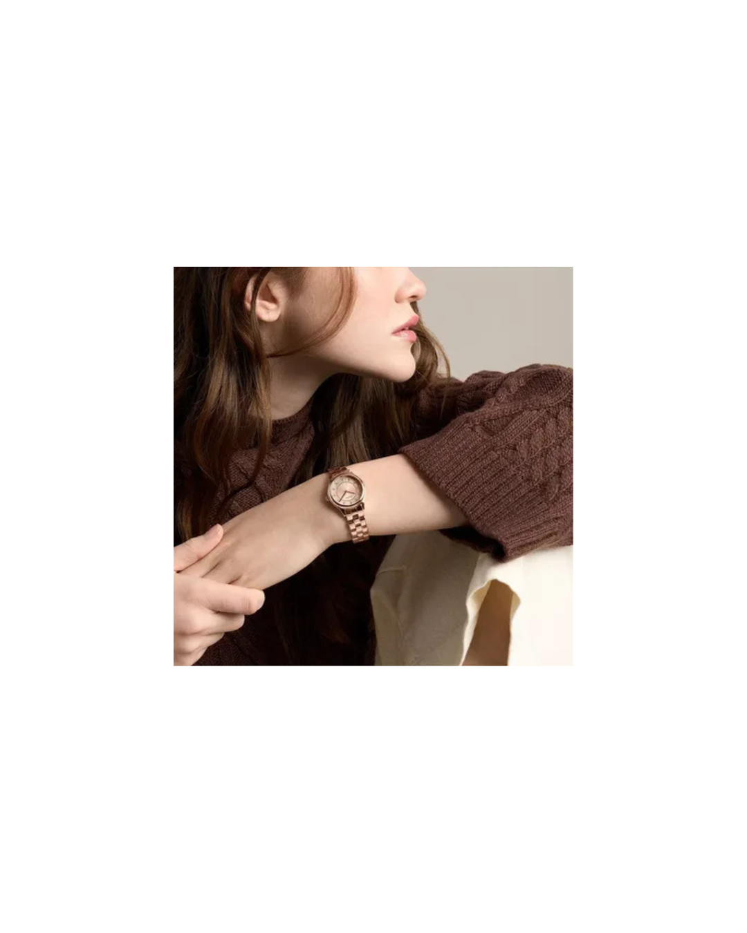 Modern Sophisticate Rose Gold Stainless Steel Watch 30mm - BQW8056 (Ladies)