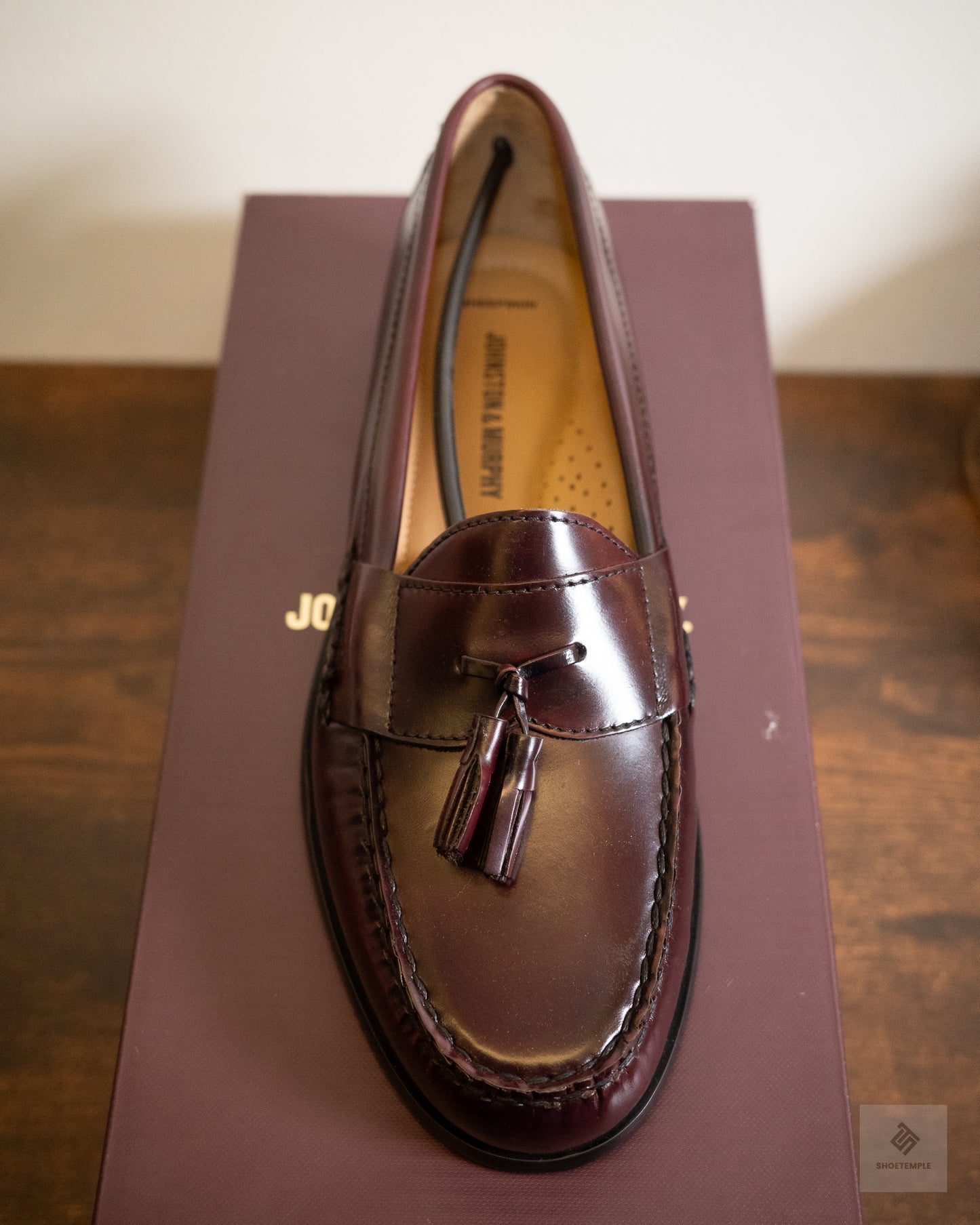 Johnston & Murphy Tassel Loafers - Burgundy
