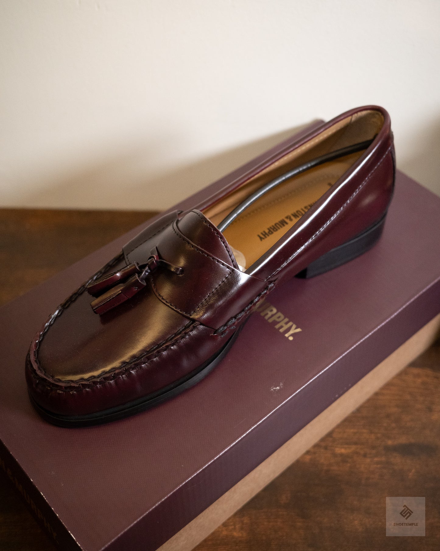 Johnston & Murphy Tassel Loafers - Burgundy