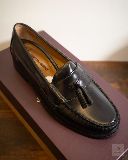 Johnston & Murphy Tassel Loafers in black