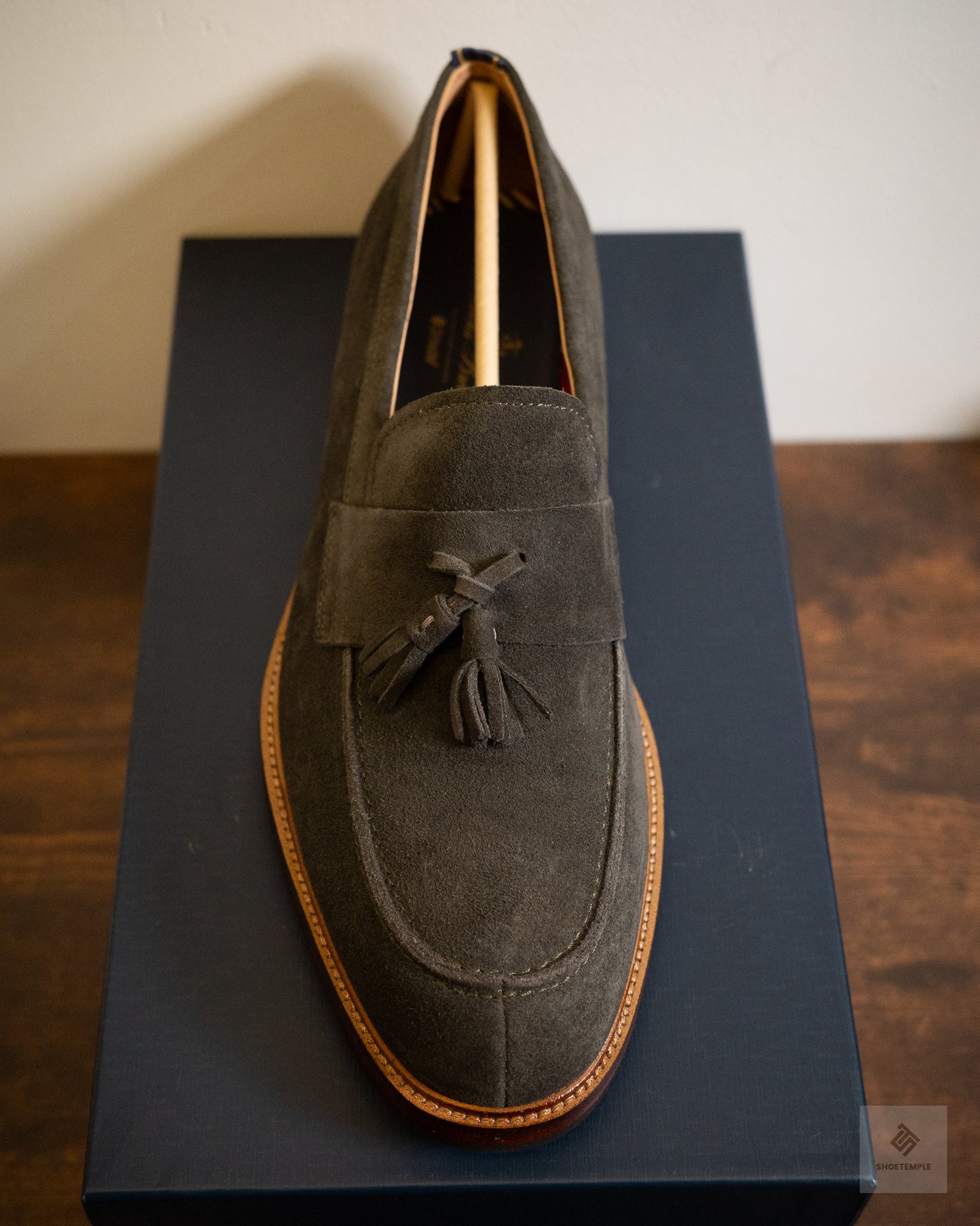 Brooks Brothers BellMore Tassel Suede Loafers