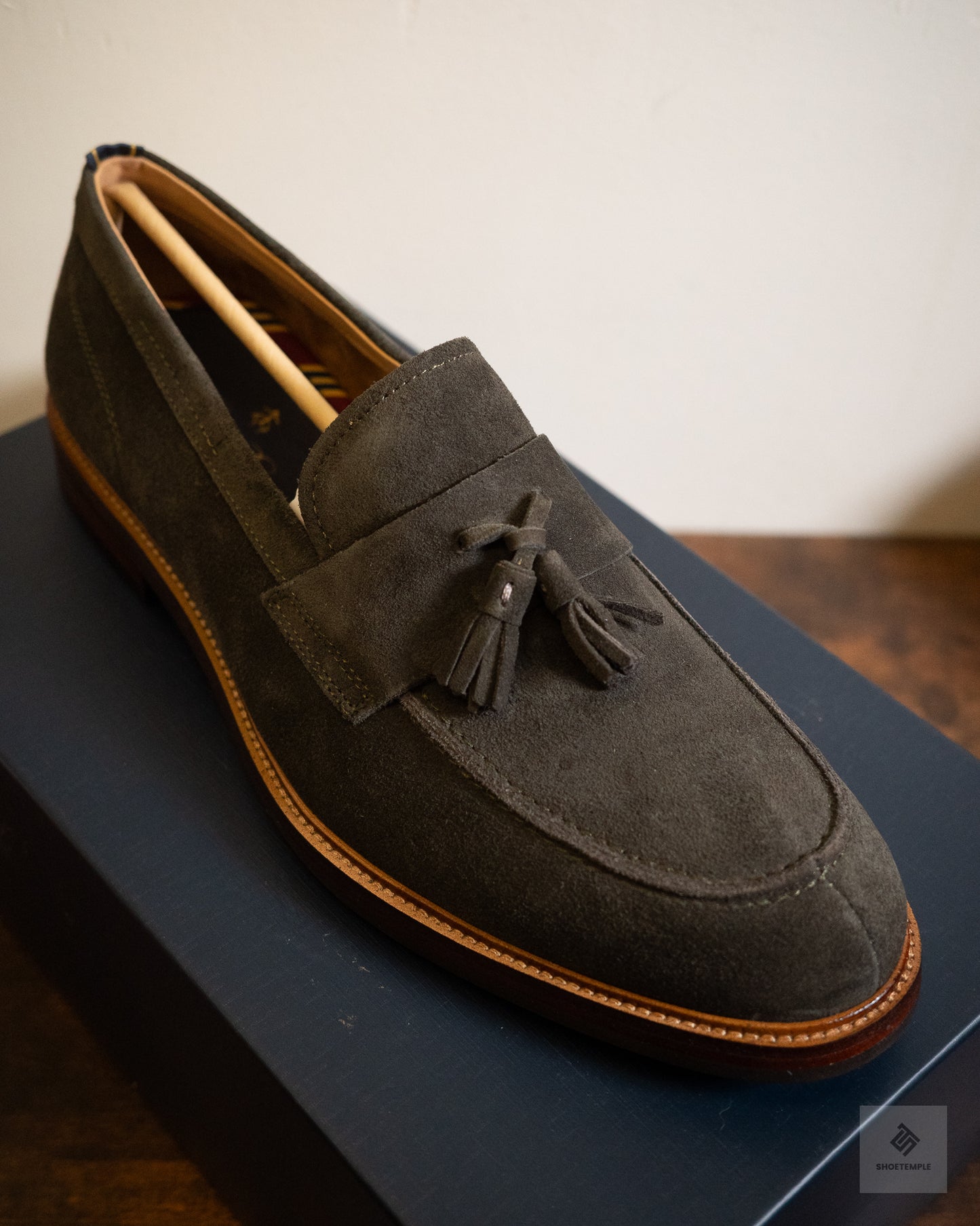 Brooks Brothers BellMore Tassel Suede Loafers