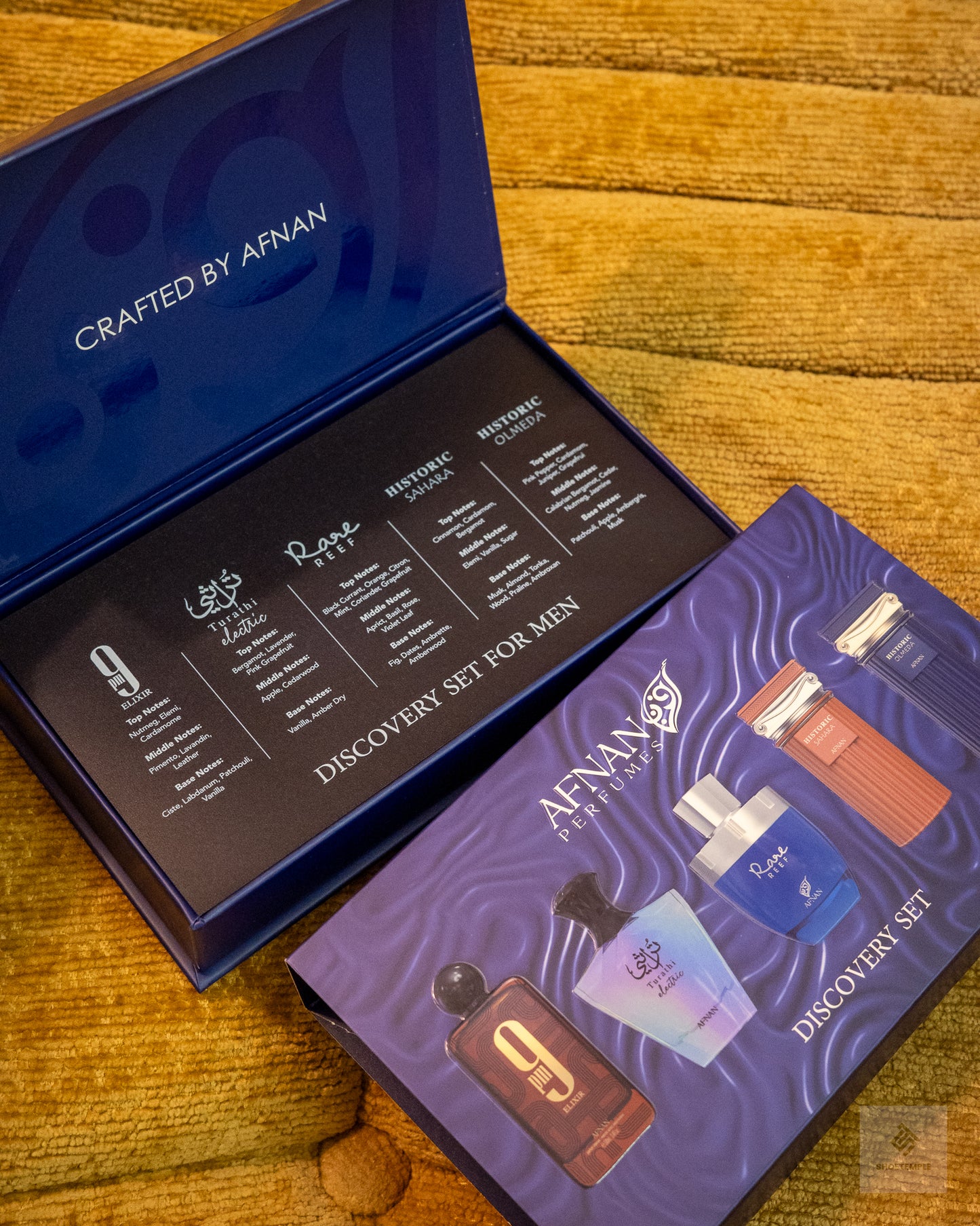 Afnan For Men's Discovery Kit, 5-Piece Miniature Perfume Set - 2ml x 5 Vials