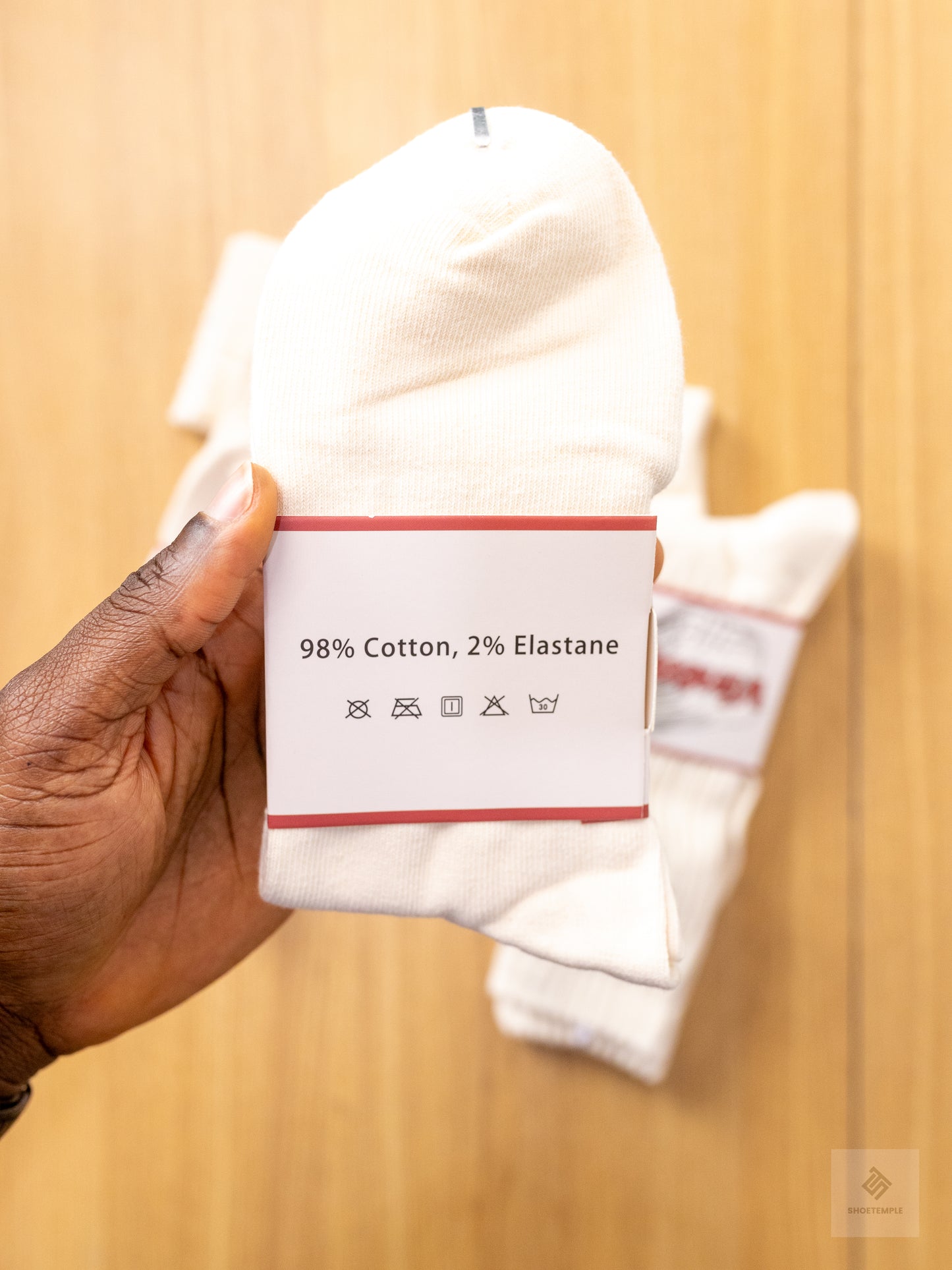 4 Pairs Natural 98% Cotton Crew Socks - Seamless, Breathable, Cozy Fall & Winter Socks for Women & Men