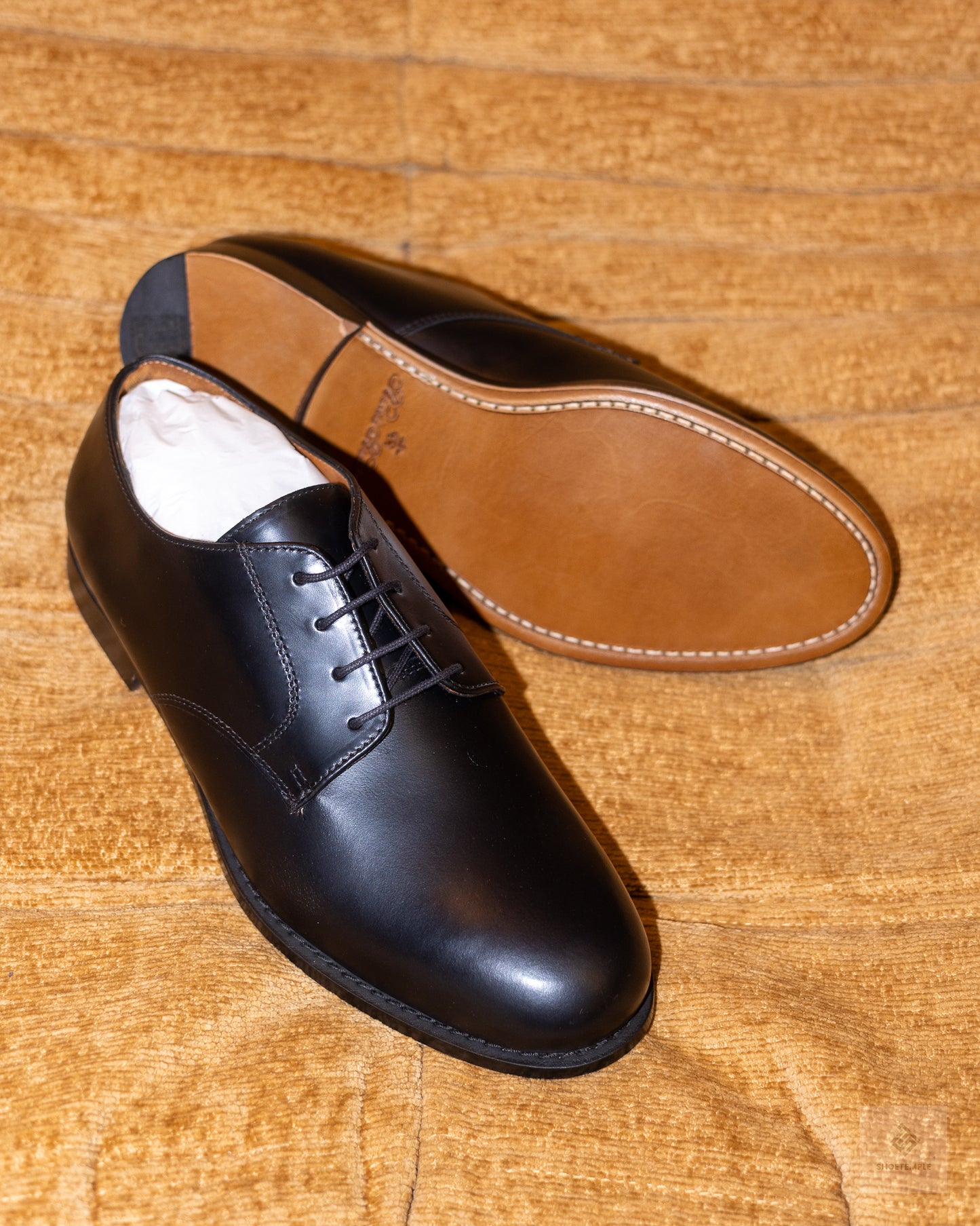Brooks Brothers Blucher In Black Leather