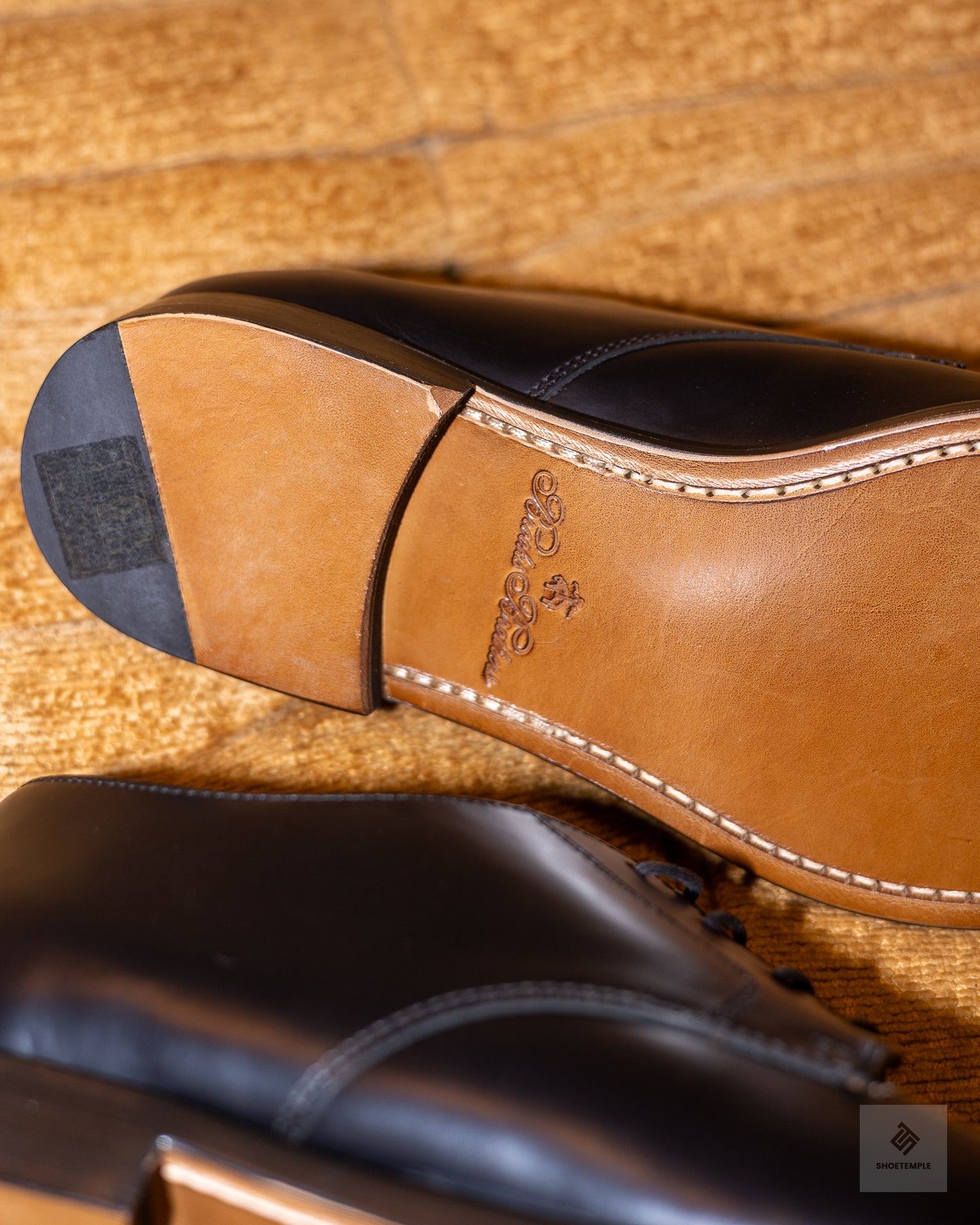 Brooks Brothers Blucher In Black Leather