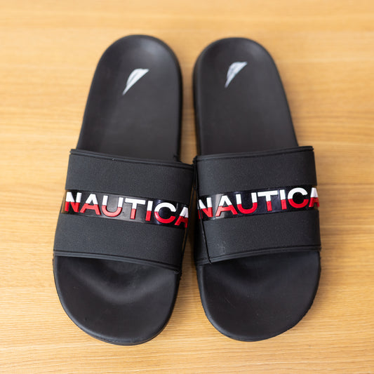 Nautica Stono 2 Slides Stripe Black