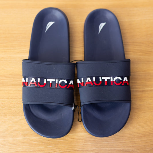 Nautica Stono 2 Slides Stripe Black