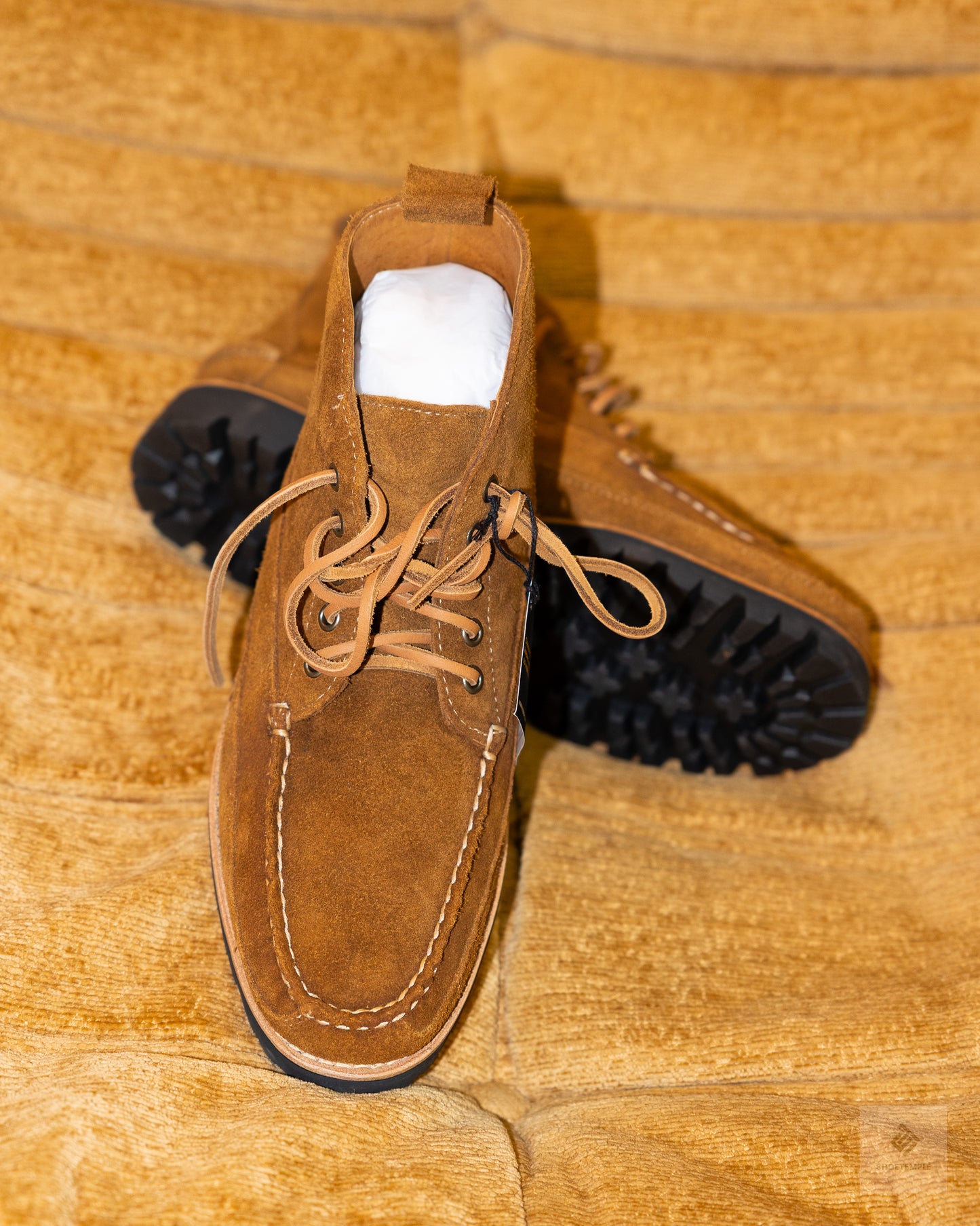 J.Crew Suede Work Chukka Boots with lug soles