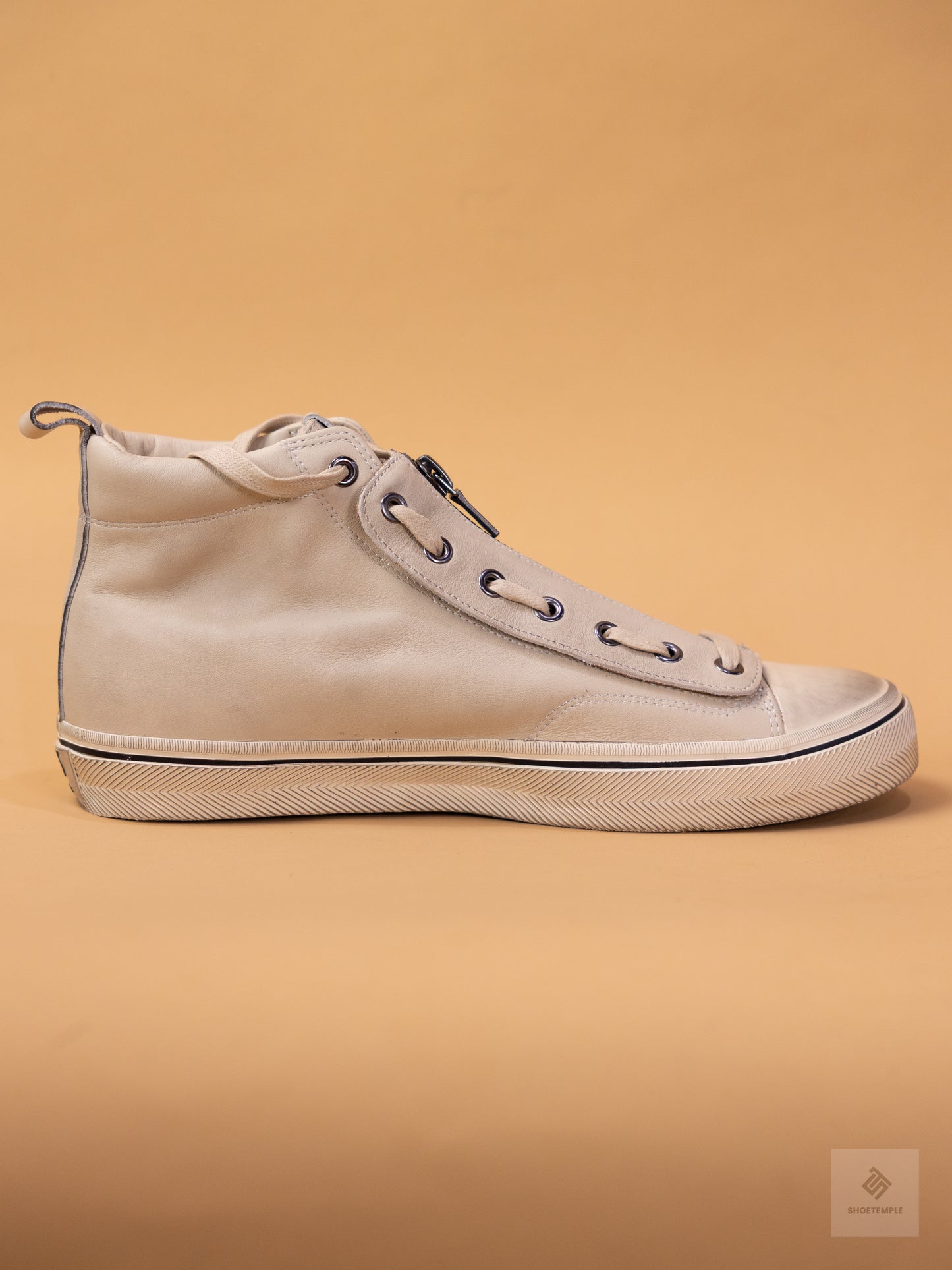 John Varvatos Men's 315 Vulc Zip Mid-top Sneaker