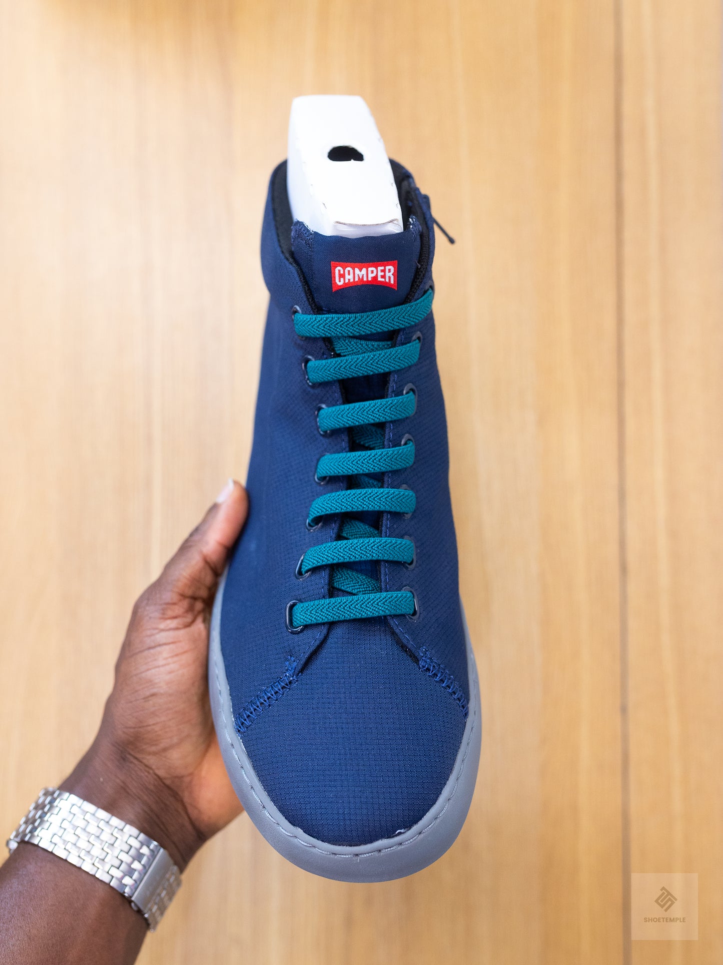 Peu Touring Blue Textile Sneaker Boots for Men.