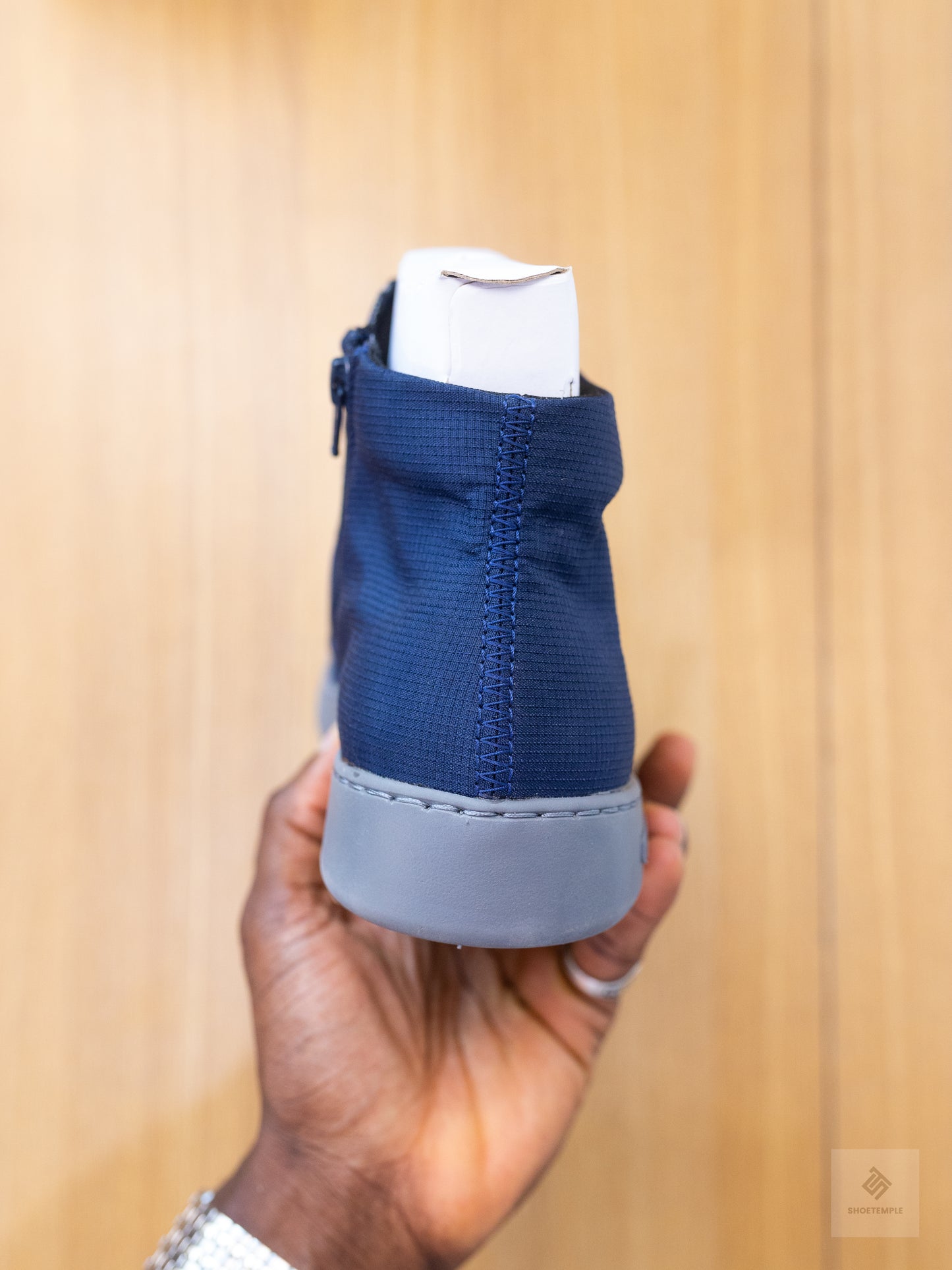 Peu Touring Blue Textile Sneaker Boots for Men.