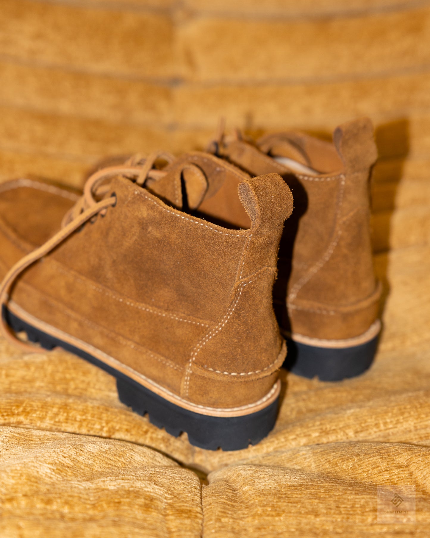 J.Crew Suede Work Chukka Boots with lug soles