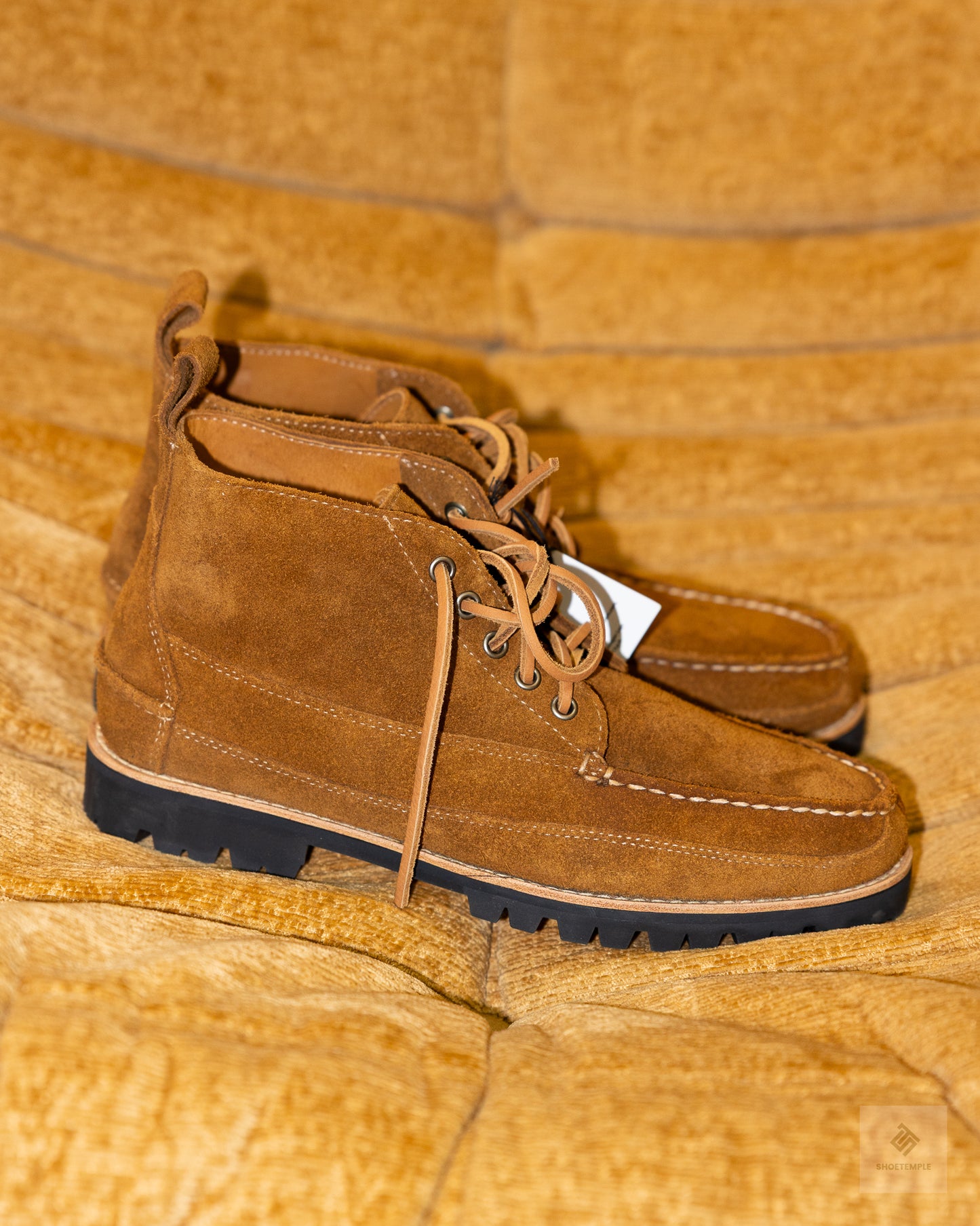 J.Crew Suede Work Chukka Boots with lug soles