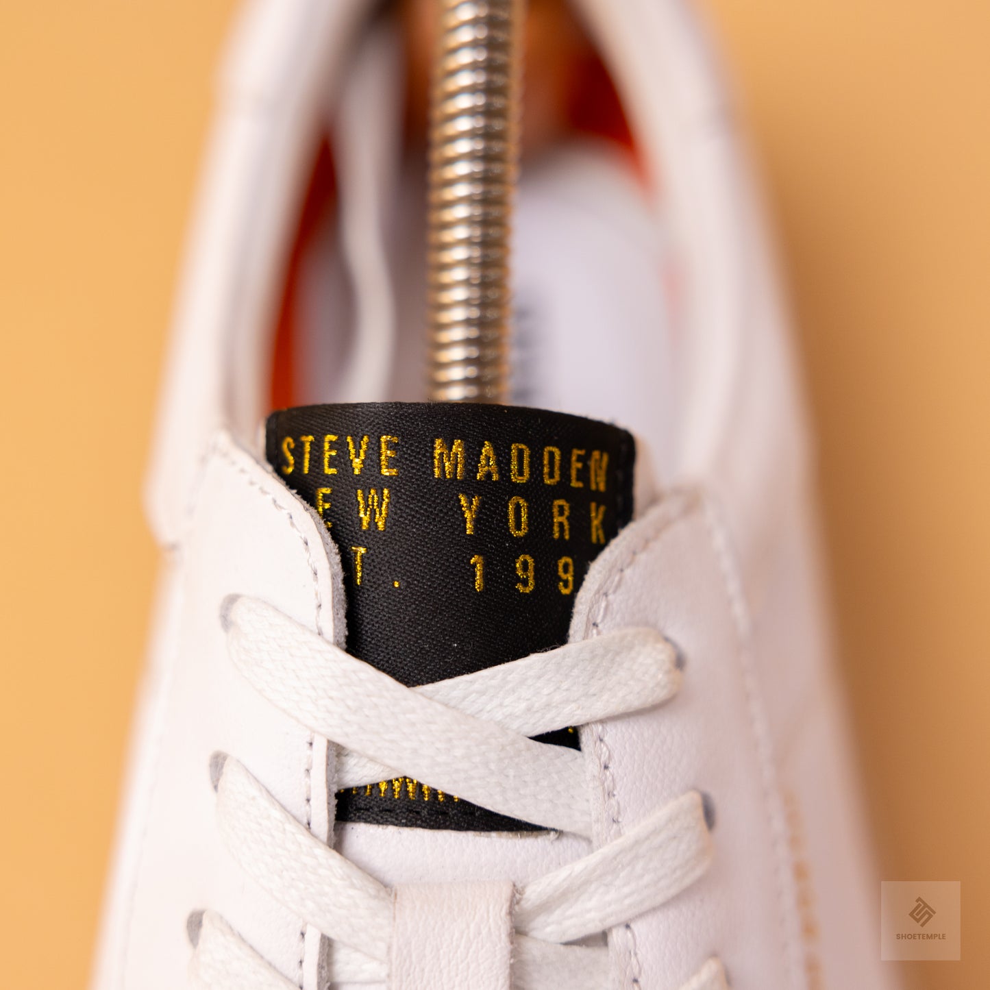 Steve Madden Baskets Nyan White Leather