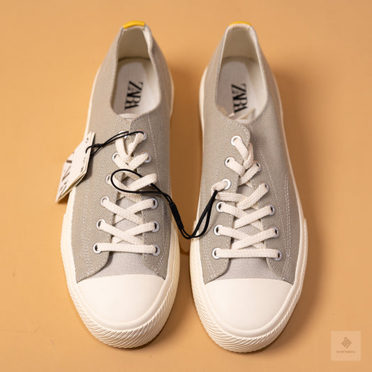 Zara Canvas Sneaker Cream