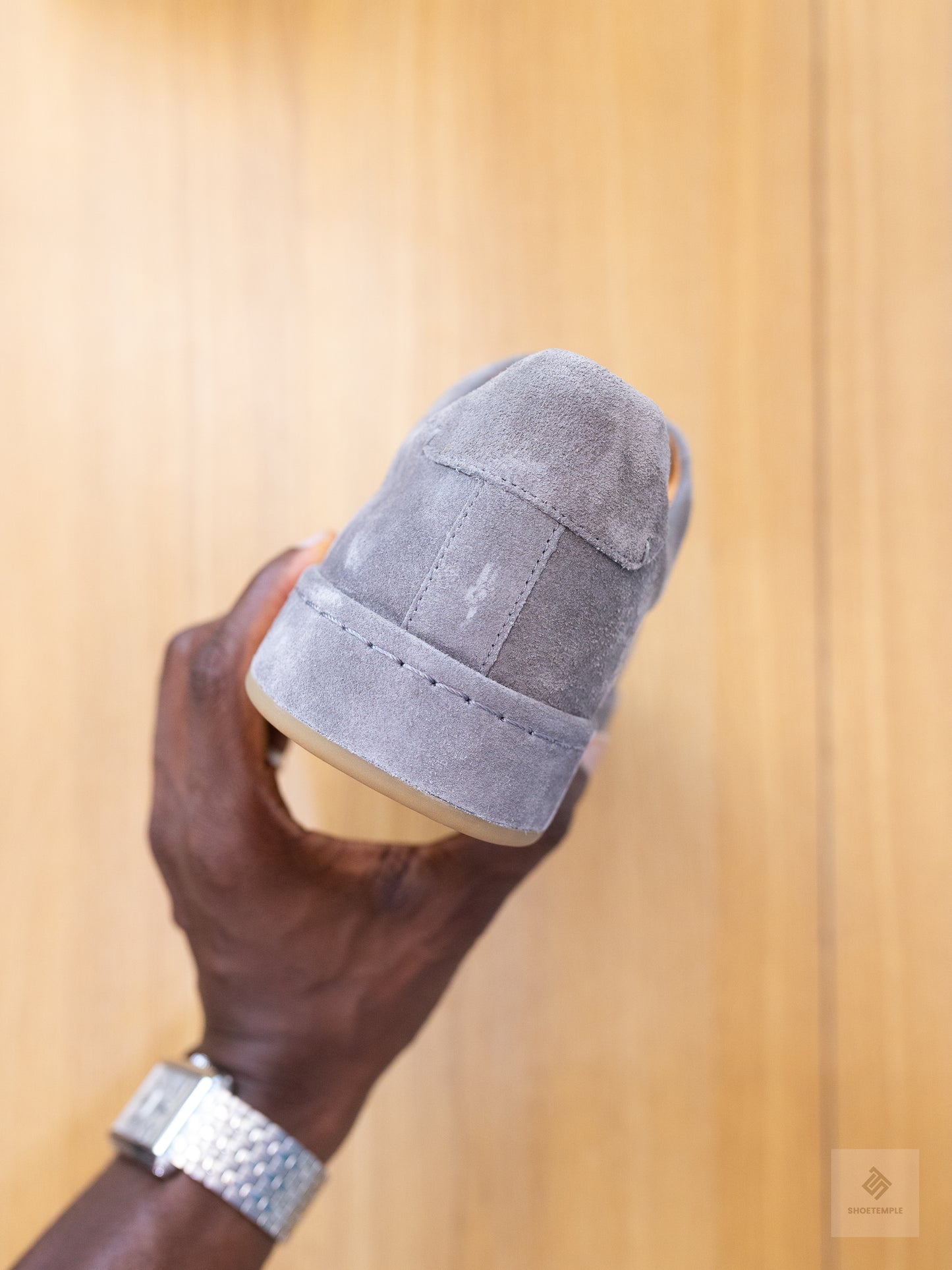 Allen Edmonds Barnes Suede Lace-Up Sneaker Grey