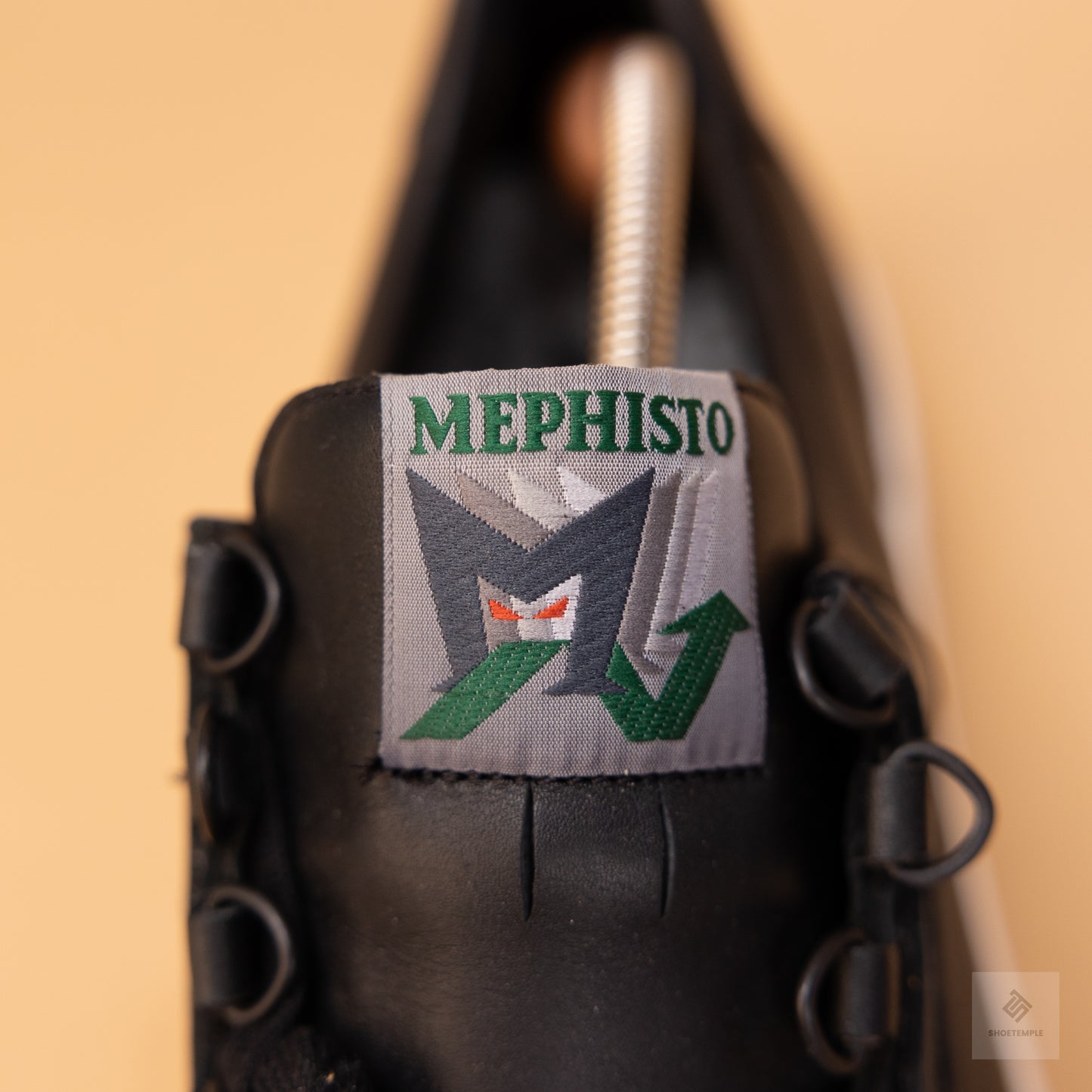 Mephisto Leather Sneaker Black