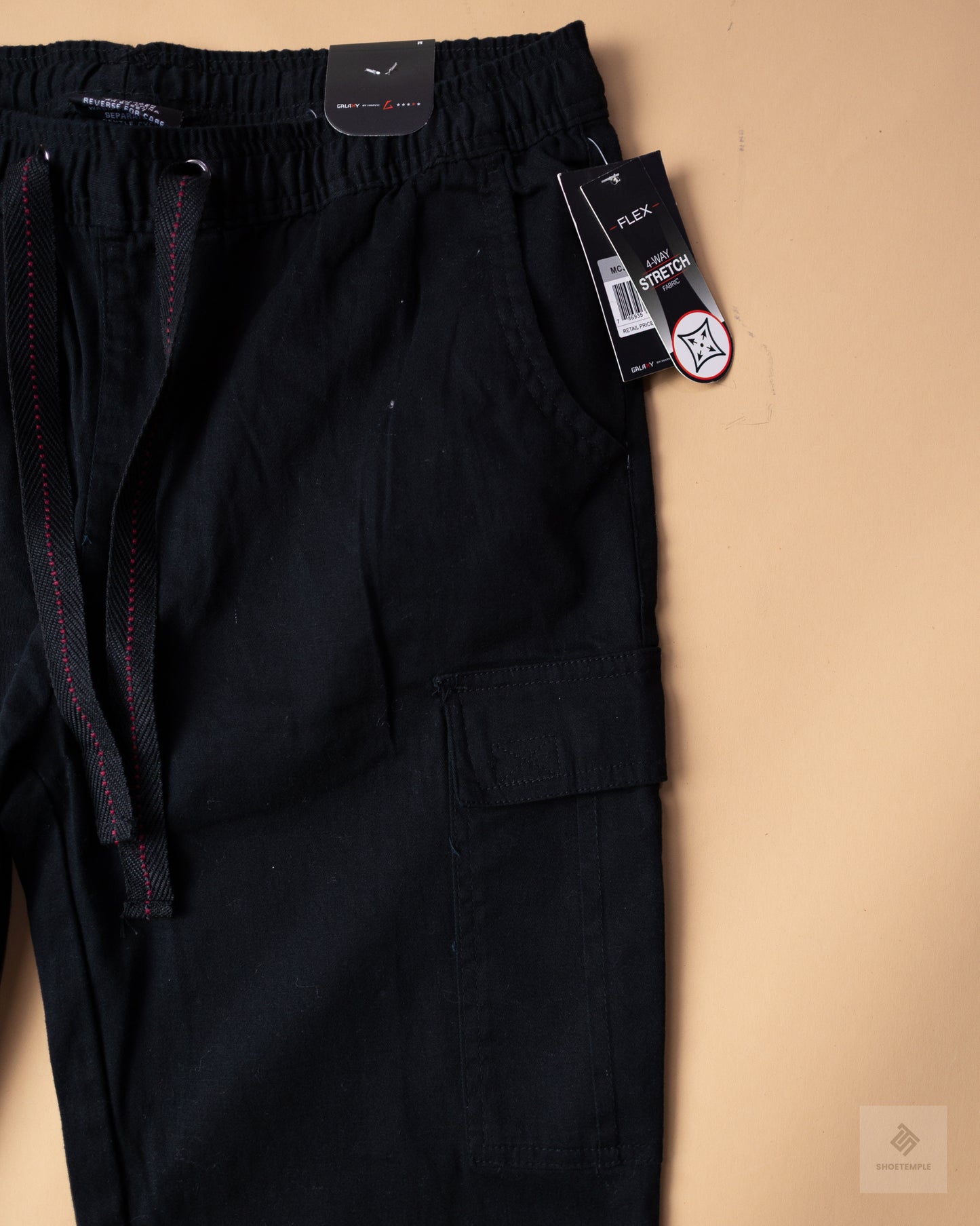 Galaxy Side Pocket Jogger - Black