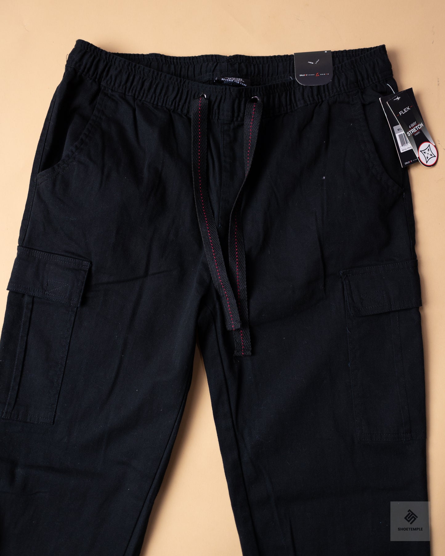 Galaxy Side Pocket Jogger - Black