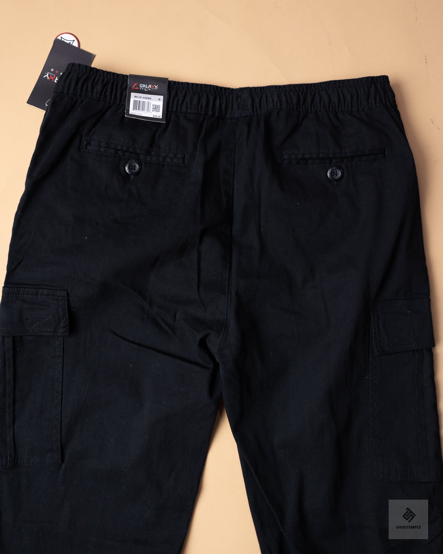 Galaxy Side Pocket Jogger - Black