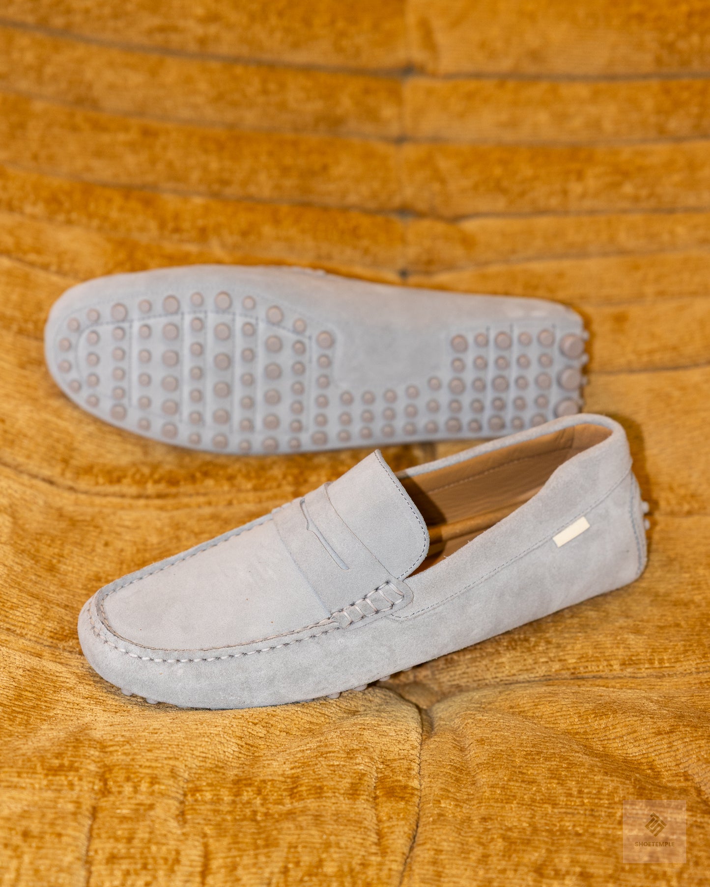 Oliver Cabell Driving Loafer Suede Grey