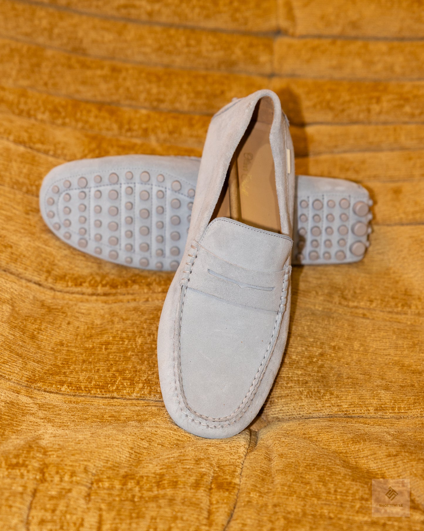 Oliver Cabell Driving Loafer Suede Grey