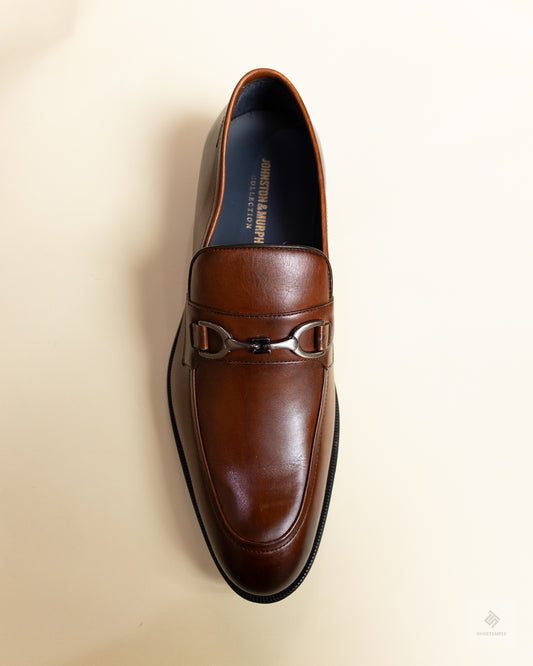 Johnston & Murphy Bit Loafer in brown