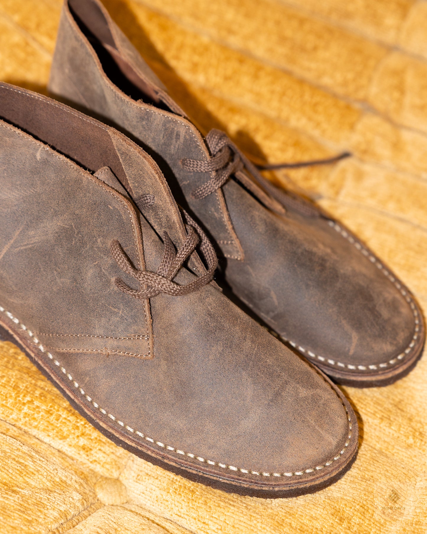 J.Crew MacAlister chukka boots in brown leather.