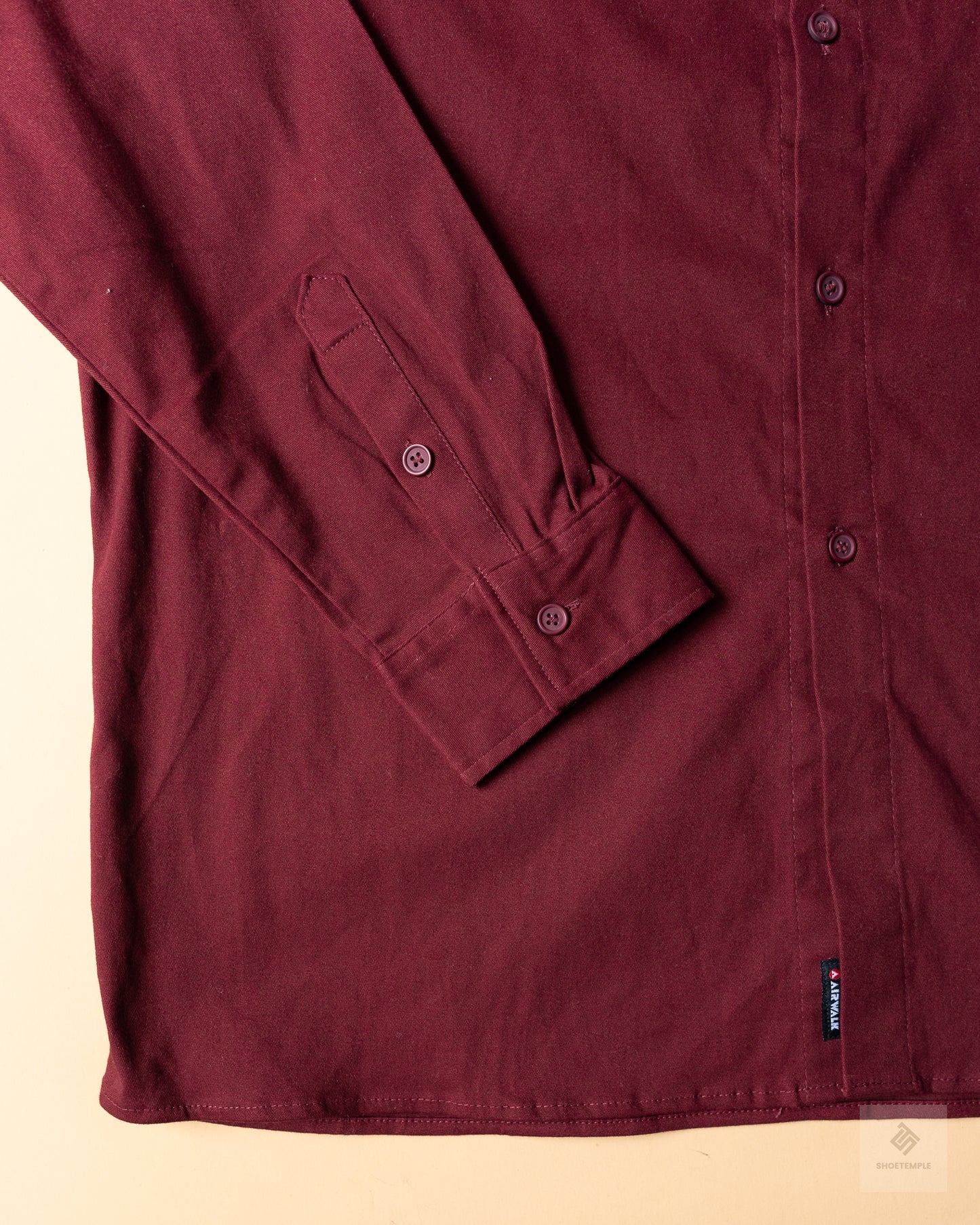 AirWalk Long Sleeve Shirt Burgundy