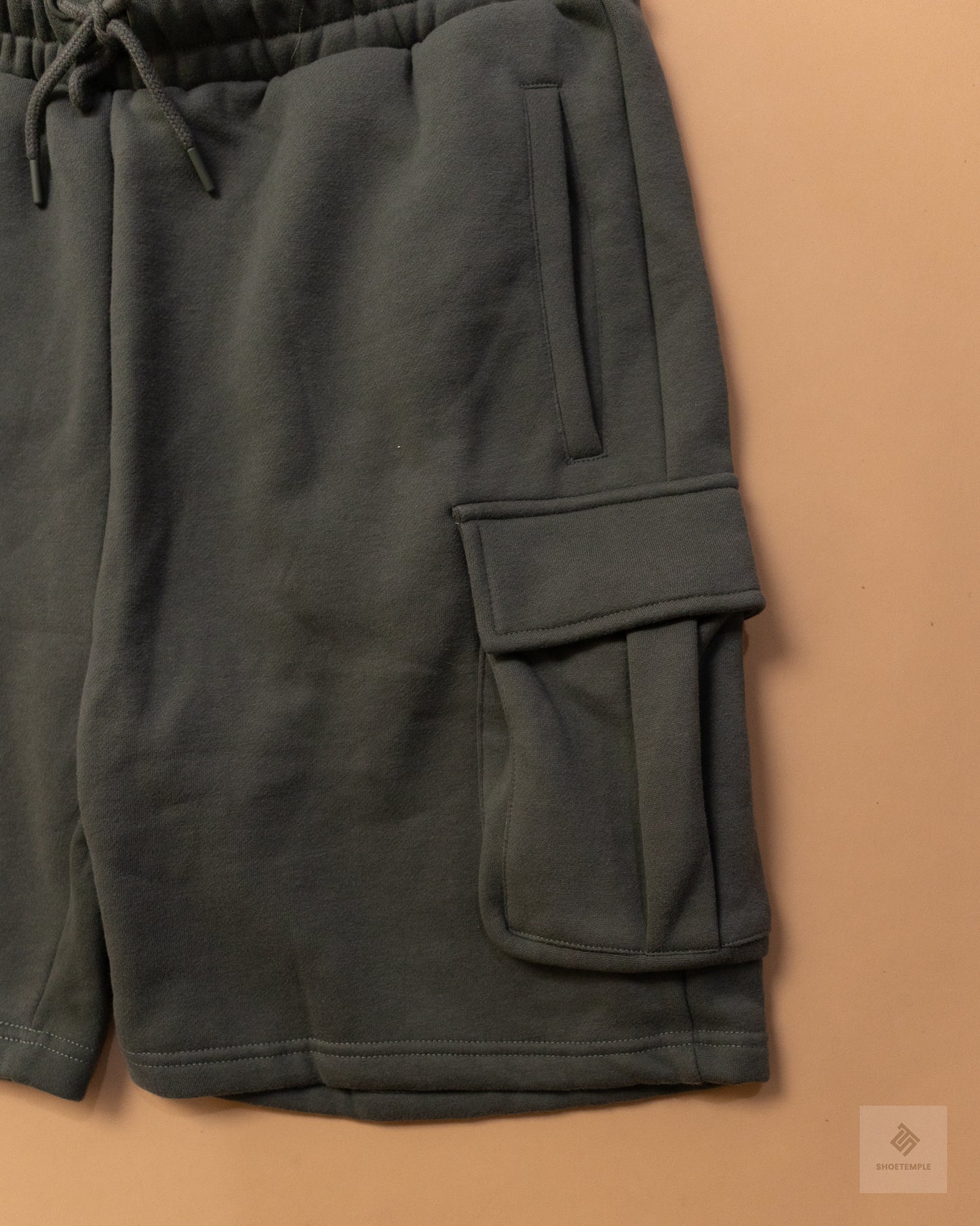 Factorie Cargo Jogger Shorts - Green