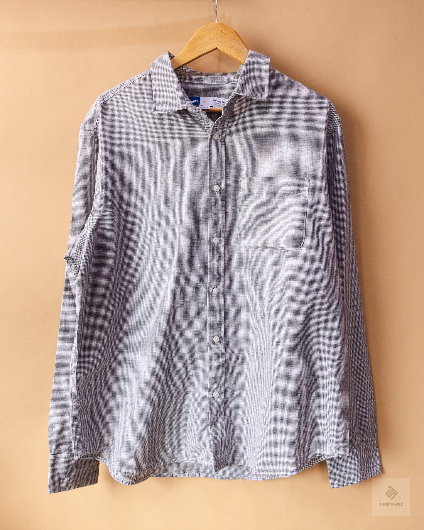 Old Navy Linen Blend Long Sleeve Shirt