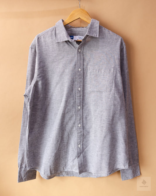 Old Navy Linen Blend Long Sleeve Shirt