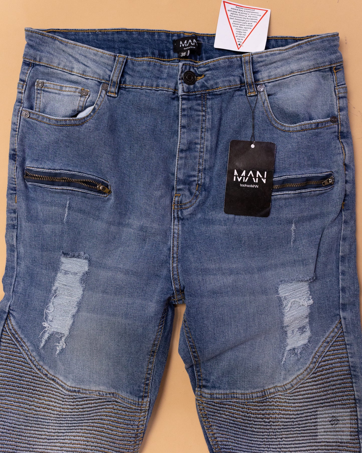 BooHooMan Biker Jeans