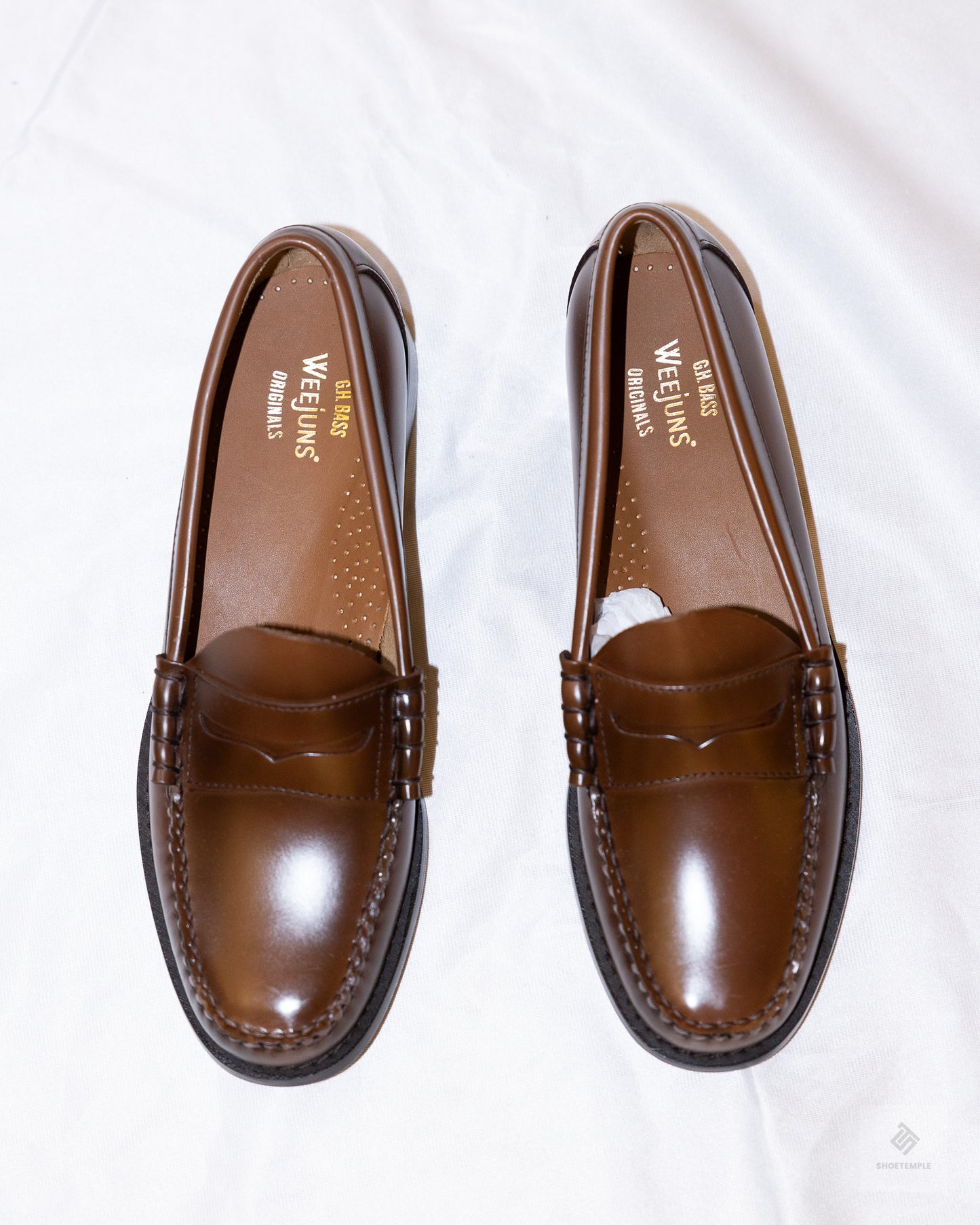 GH Bass Penny Loafers - Brown