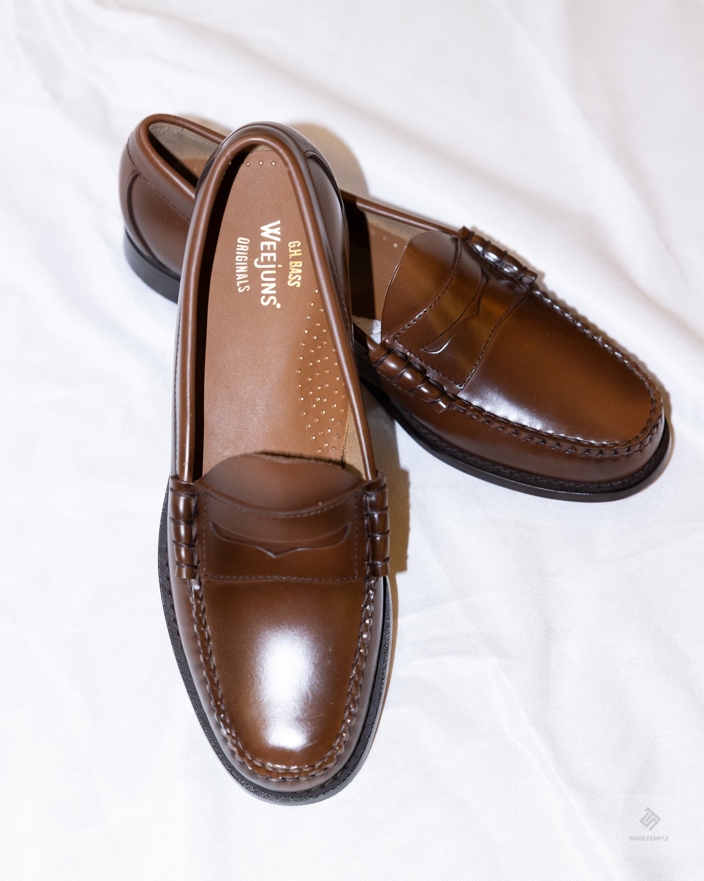GH Bass Penny Loafers - Brown