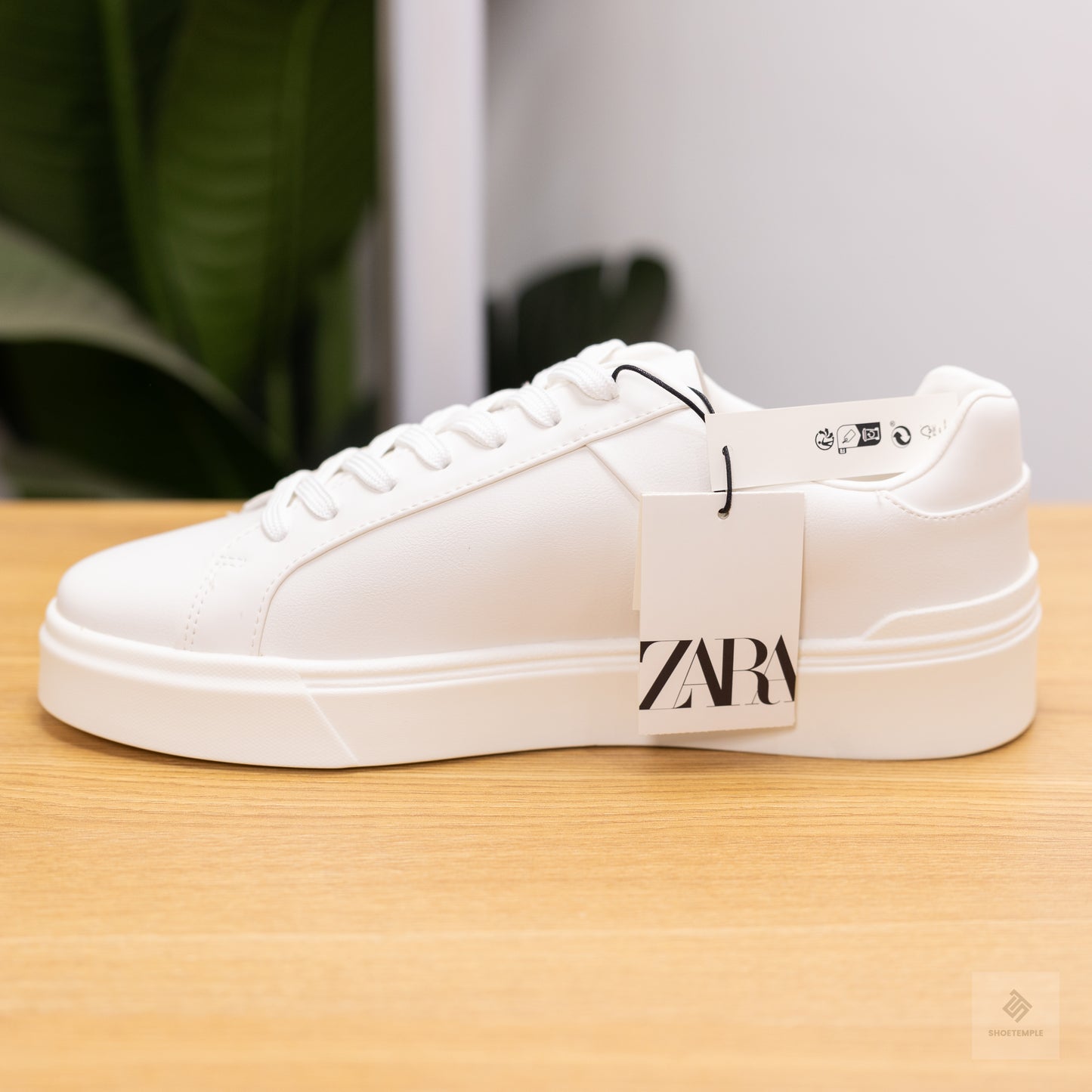 Zara All White Chunky Sole Sneaker