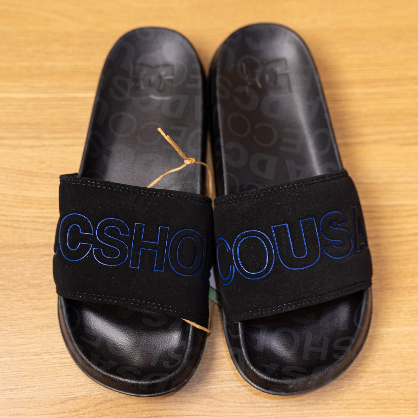 DC Shoes Slides BLack/Blue