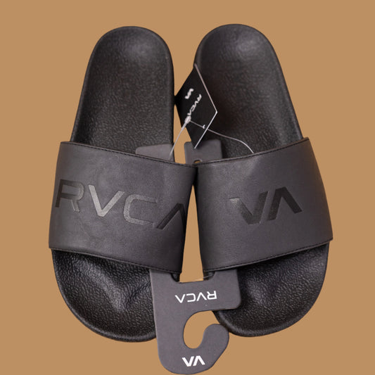 RVCA VA All Black Slides