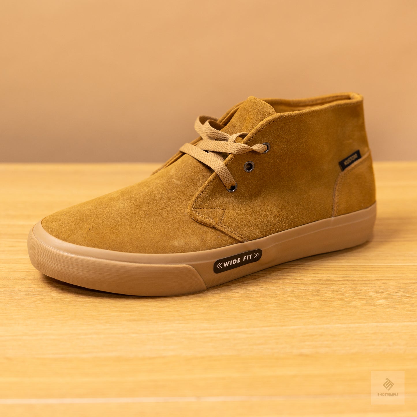 Kustom Rae Wide Tan Suede