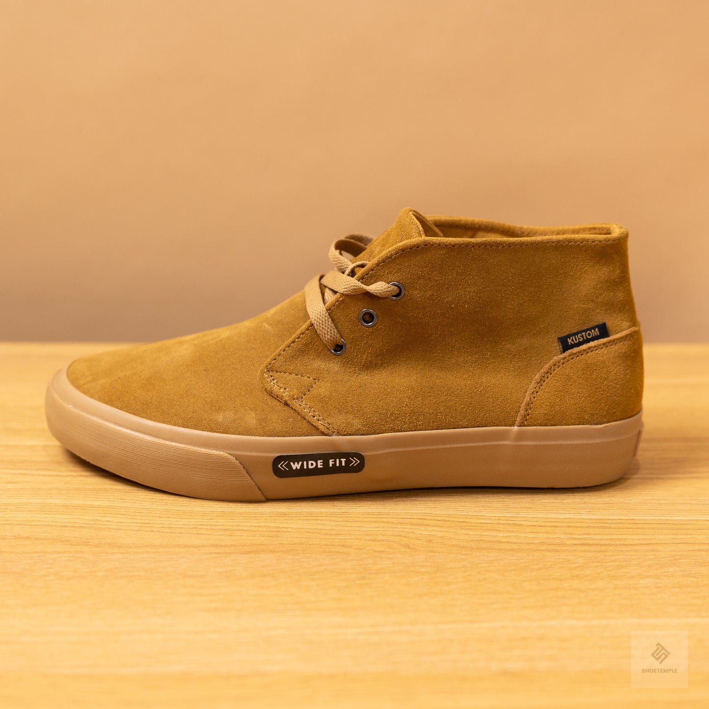 Kustom Rae Wide Tan Suede