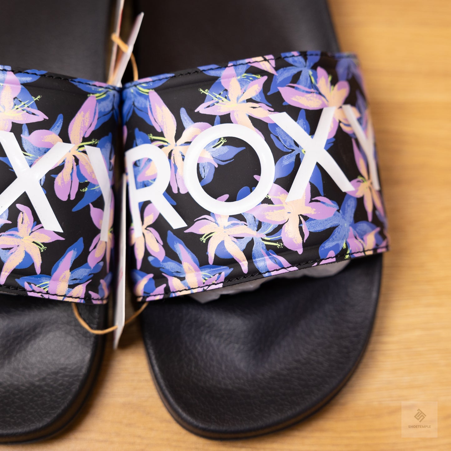 Roxy Slides Purple Pattern