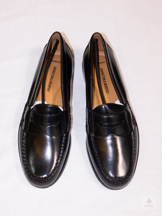 Johnston & Murphy Penny Loafer - Black