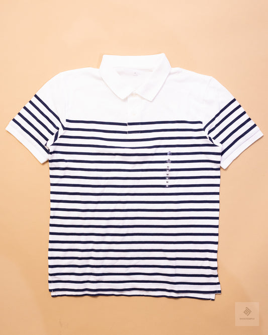 Casual Stripped Polo Shirt