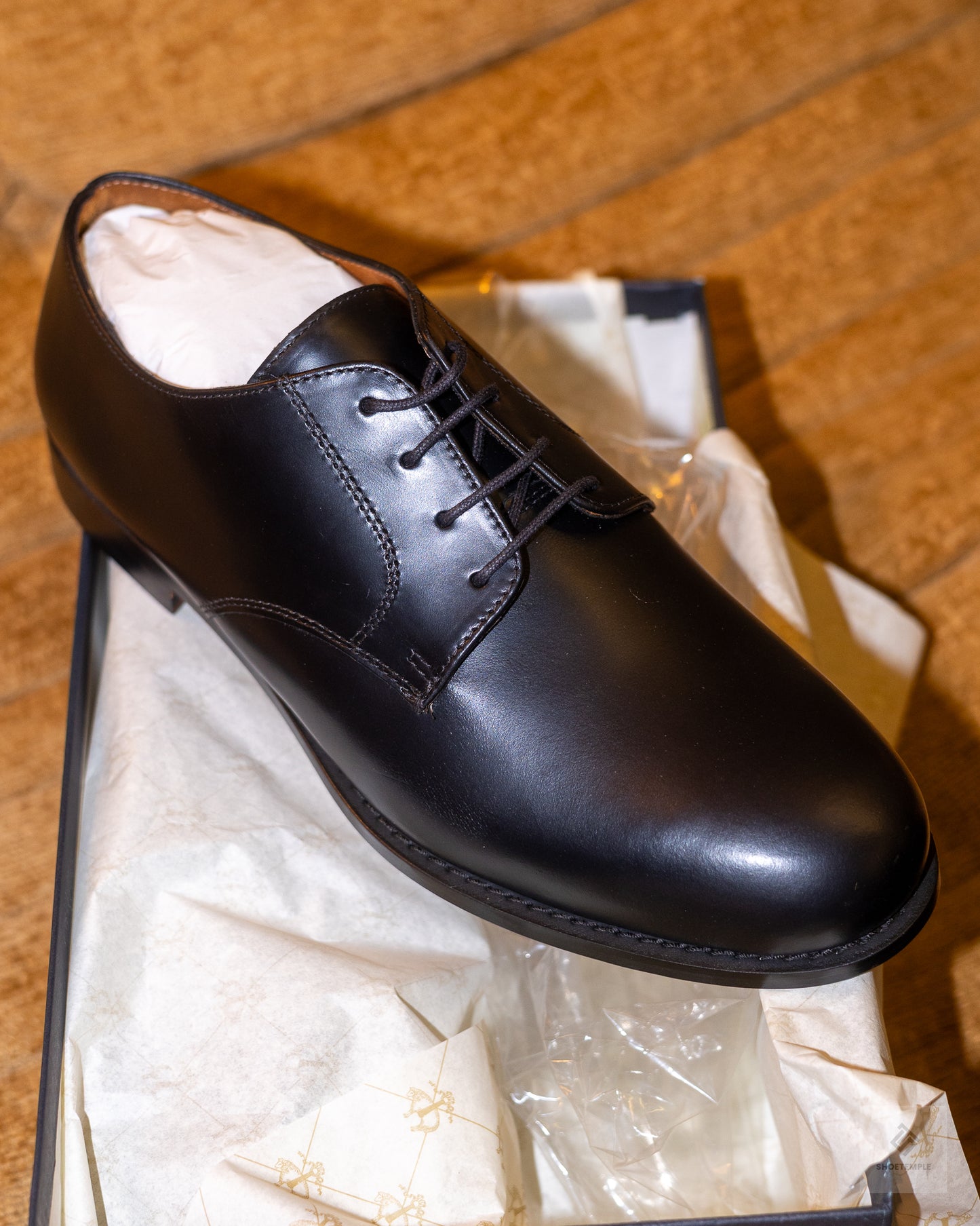 Brooks Brothers Blucher In Black Leather