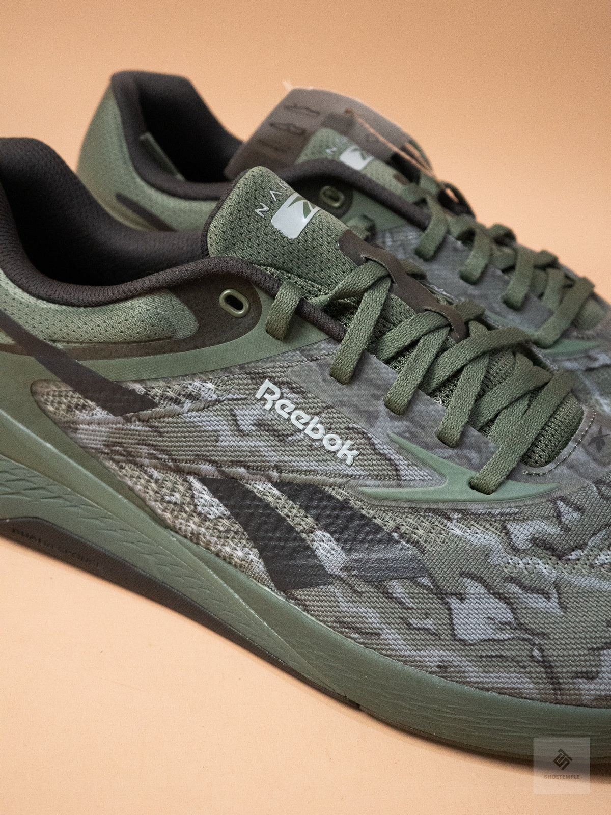 Reebok Nano X5 Training Shoe - Breakaway Green/Washed Black/Grey