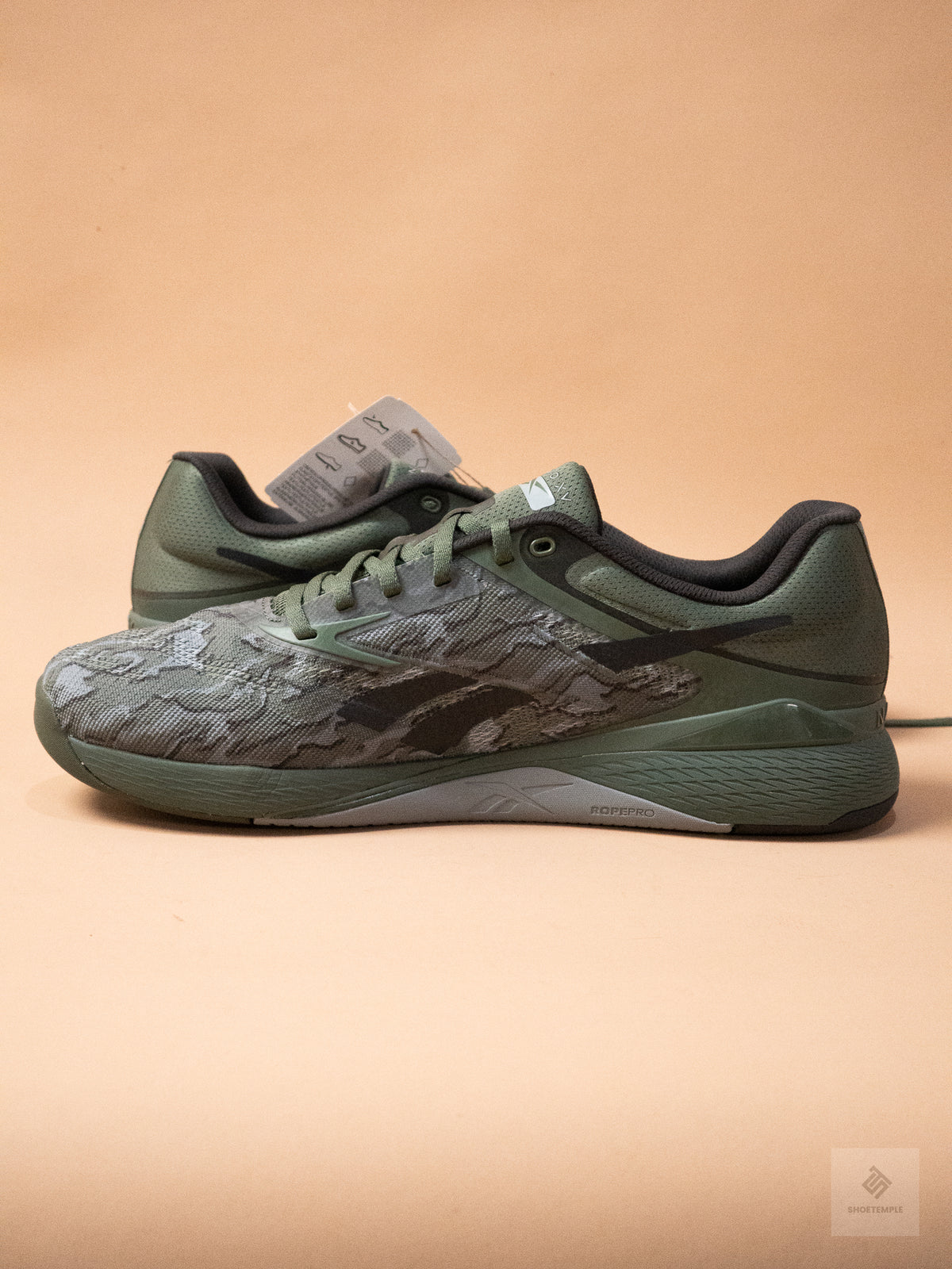 Reebok Nano X5 Training Shoe - Breakaway Green/Washed Black/Grey